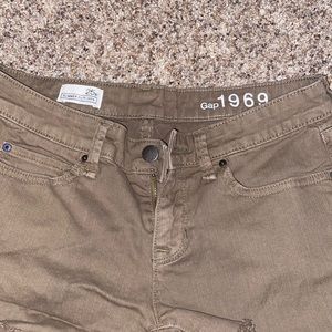 gap jean shorts size 25
